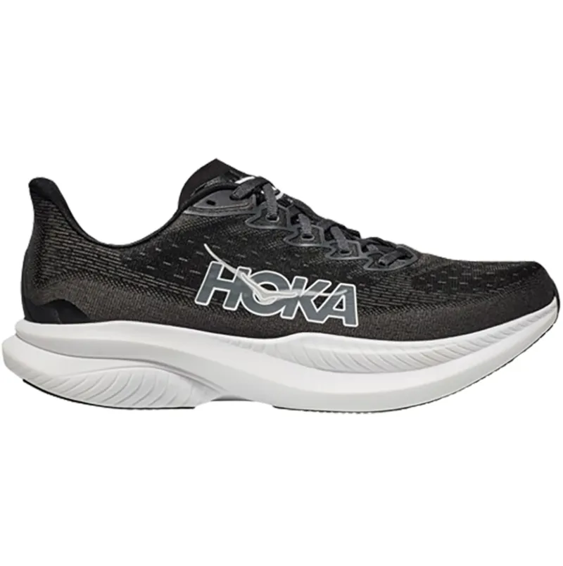 Hoka One One Men's Mach 6 WIDE Black/White