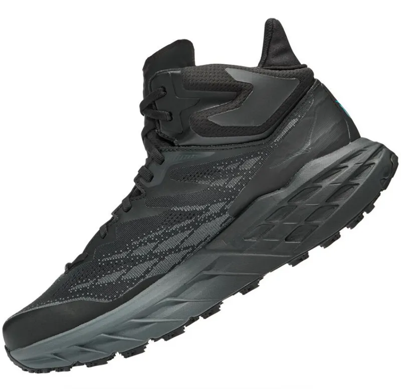 Hoka One One Men's Speedgoat 5 Mid GTX Trail Shoes Black/Black-5