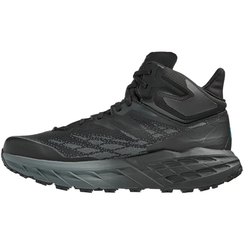 Hoka One One Men's Speedgoat 5 Mid GTX Trail Shoes Black/Black-1