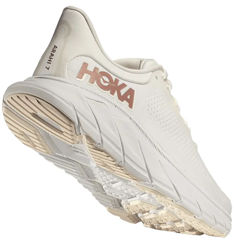 Hoka One One Women's Arahi 7 Blanc De Blanc/Rose Gold-4