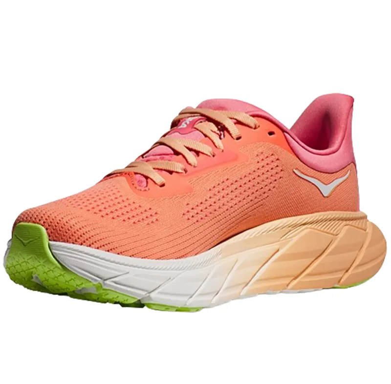 Hoka One One Women's Arahi 7 Running Shoes Papaya/Coral-3