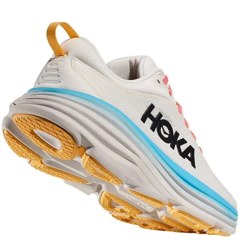 Hoka One One Women's Bondi 8 Blanc de Blanc/Swim Day-4