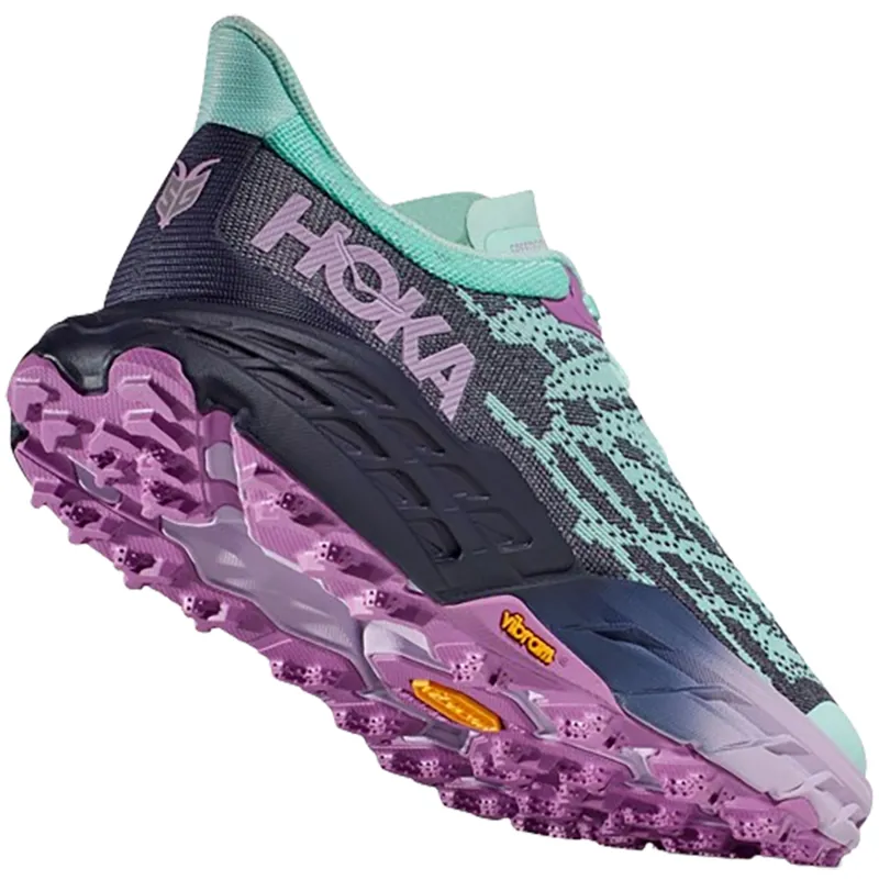 Hoka One One Women's Speedgoat 5 Running Shoes WIDE - Sunlit Ocean/Night Sky-4