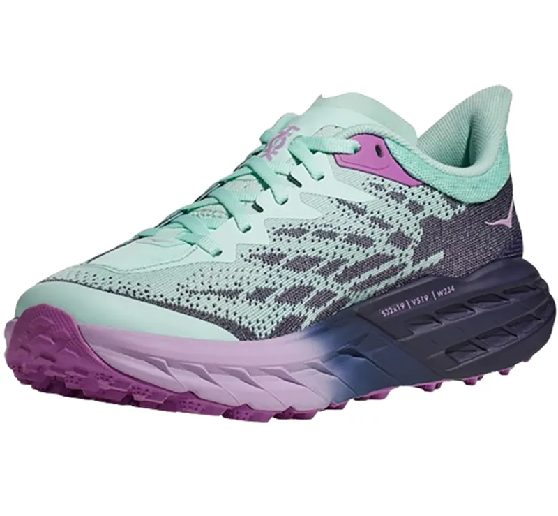 Hoka One One Women's Speedgoat 5 Running Shoes WIDE - Sunlit Ocean/Night Sky-3