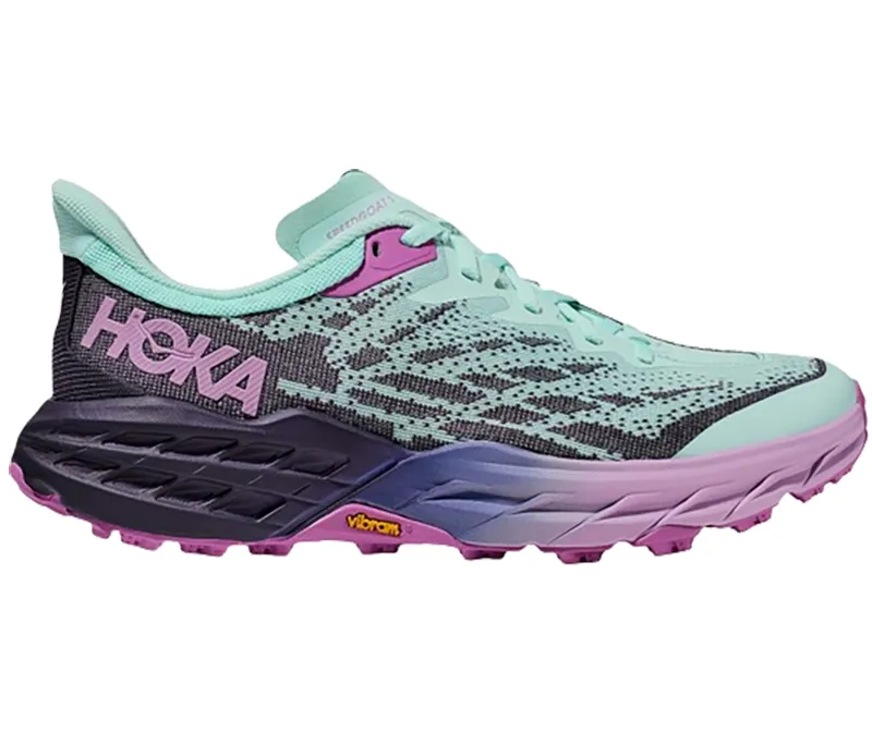 Hoka One One Women's Speedgoat 5 Running Shoes WIDE - Sunlit Ocean/Night Sky