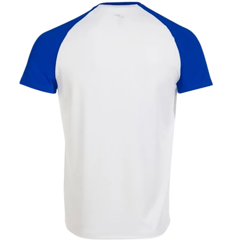 Joma Men's Elite X Short Sleeve T-Shirt White/Blue-1