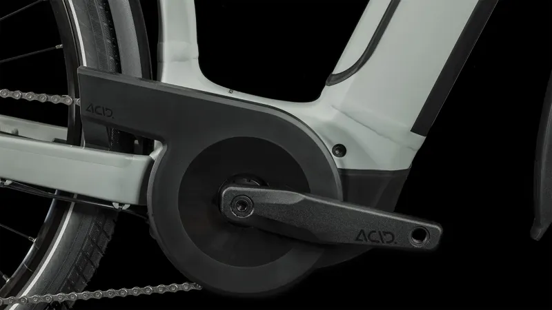 Cube Kathmandu Hybrid One 750 Electric Bike in Swamp Grey-4