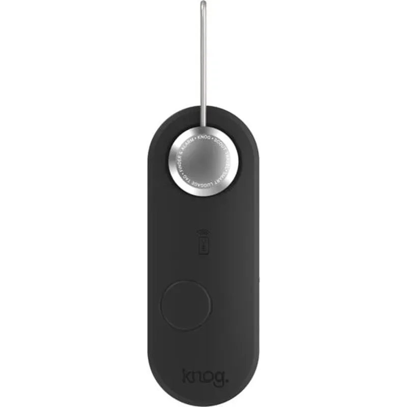 Knog Scout Travel Luggage Tag Alarm and Finder Black-1