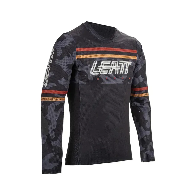 Leatt Gravity 4.0 MTB Jersey in Black
