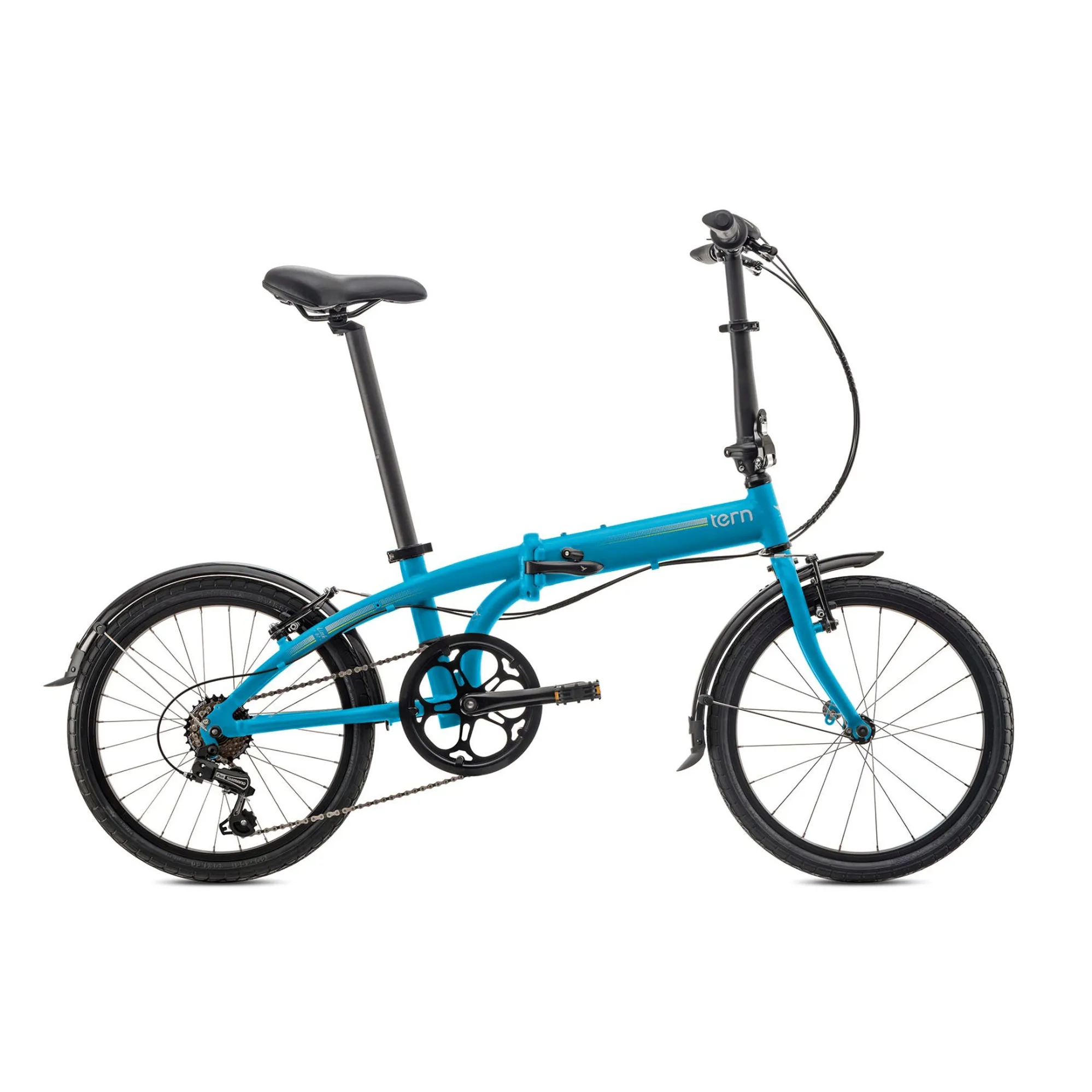 Tern Link B7 Folding Bike in Blue - Main Image