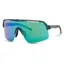 Madison Eyewear Crypto Air Sunglasses w/3 Lens Pack in Crystal Gloss Smoke Green Splatter