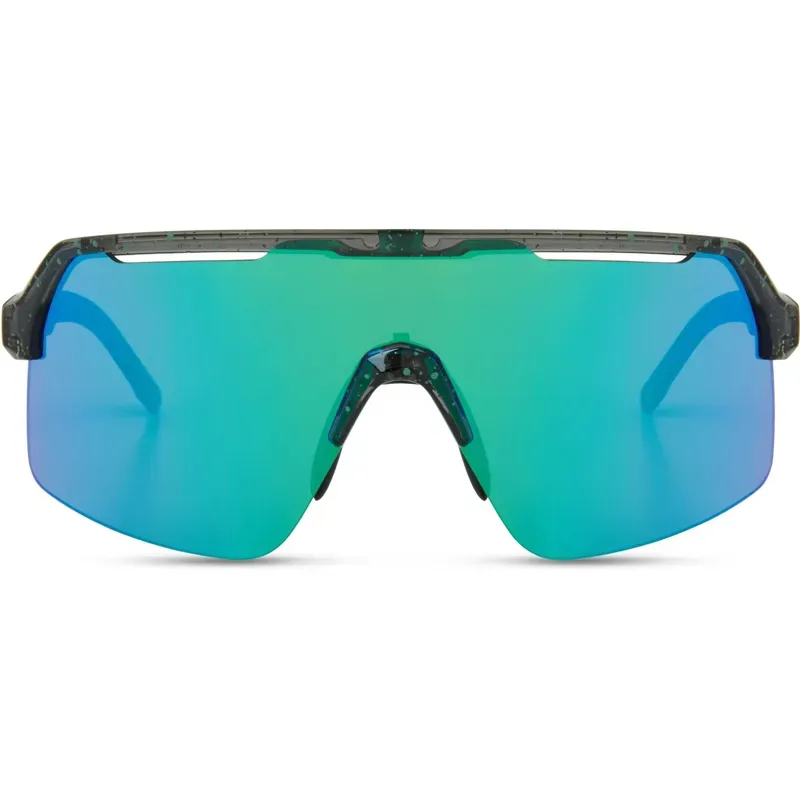 Madison Eyewear Crypto Air Sunglasses w/3 Lens Pack in Crystal Gloss Smoke Green Splatter-3