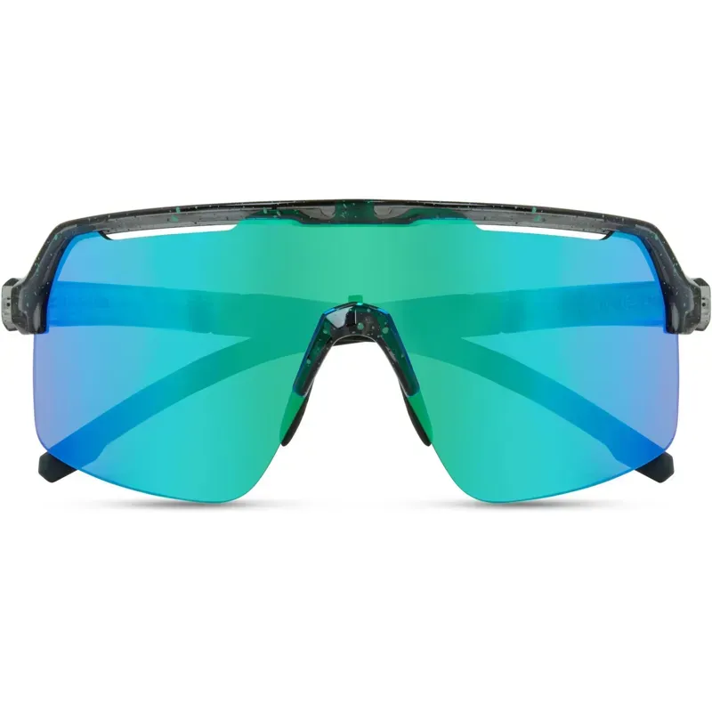 Madison Eyewear Crypto Air Sunglasses w/3 Lens Pack in Crystal Gloss Smoke Green Splatter-4