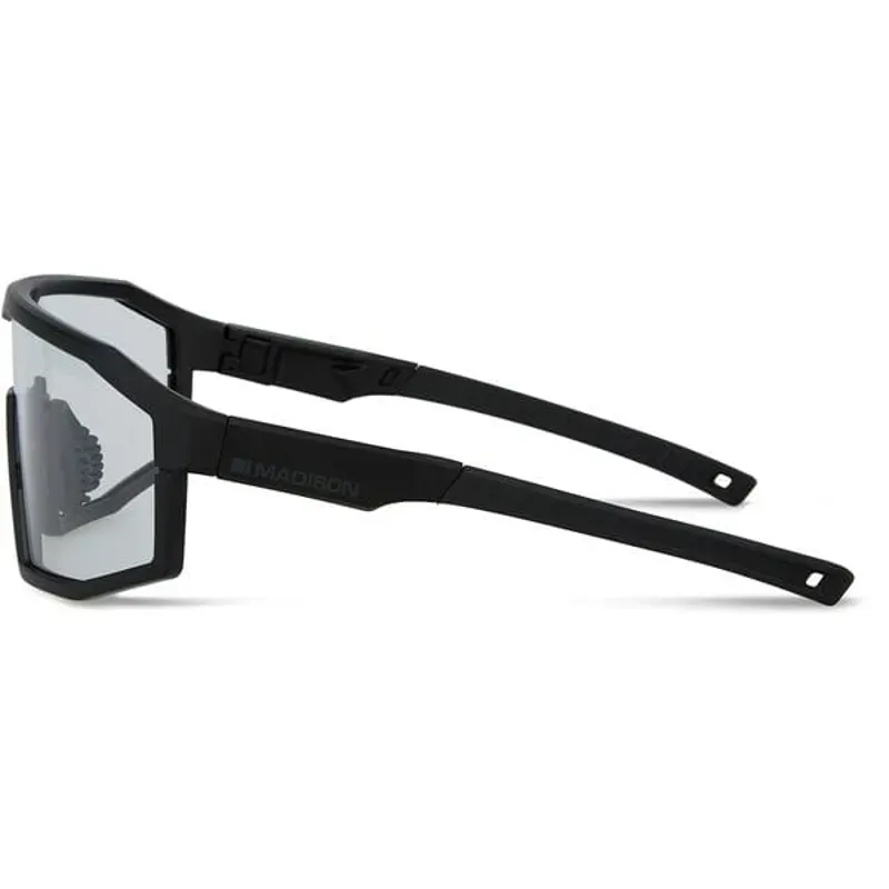 Madison Enigma Sunglasses Matt Black/Clear One Size-1
