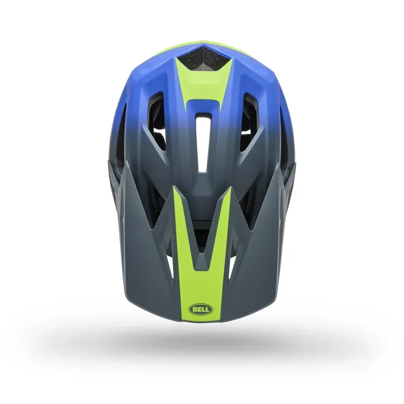 Bell 3Qtr-Air Mips Grid Helmet in Blue/Yellow-4