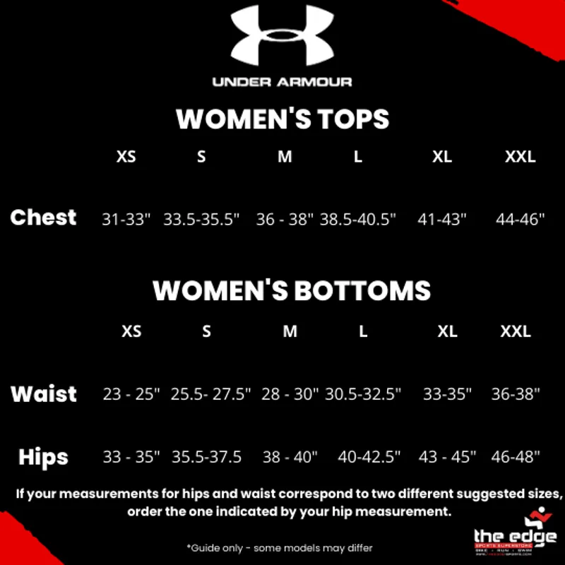 Leggings Under Armour Heat Gear Size Chart Under Armour Women's