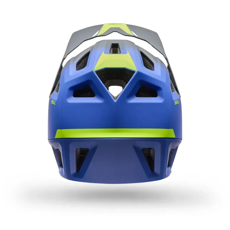 Bell 3Qtr-Air Mips Grid Helmet in Blue/Yellow-3