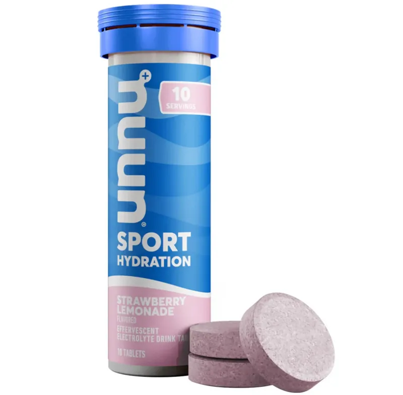 Nuun Sport Electrolyte Drink Strawberry Lemonade 10 Tablet Tube