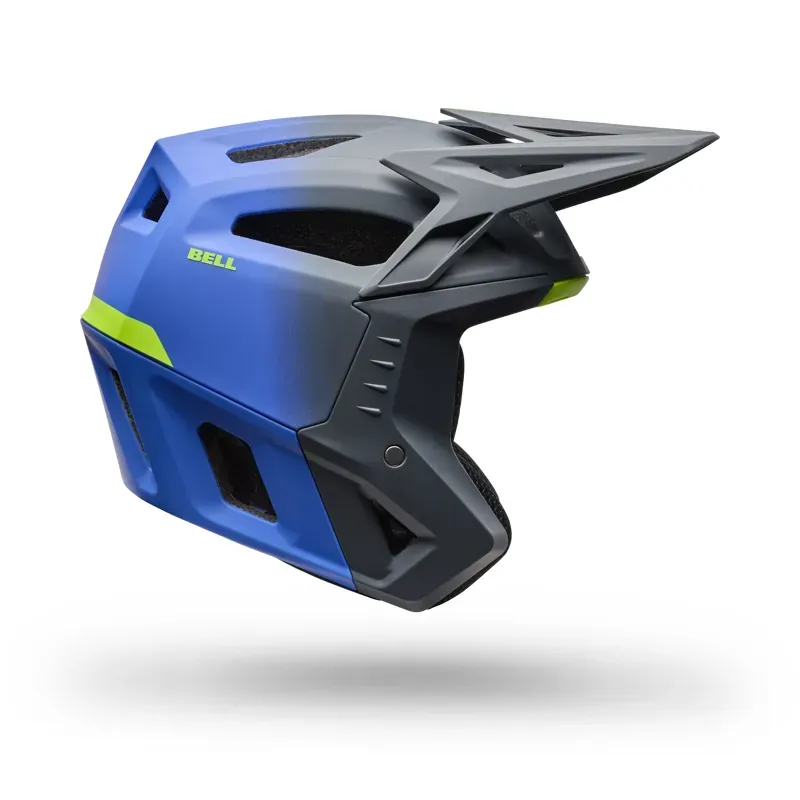 Bell 3Qtr-Air Mips Grid Helmet in Blue/Yellow