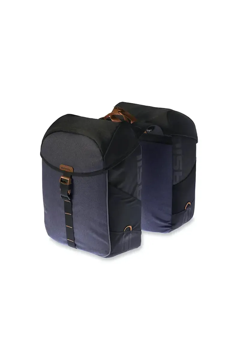 Basil: Miles Double Bag - Black Slate-1