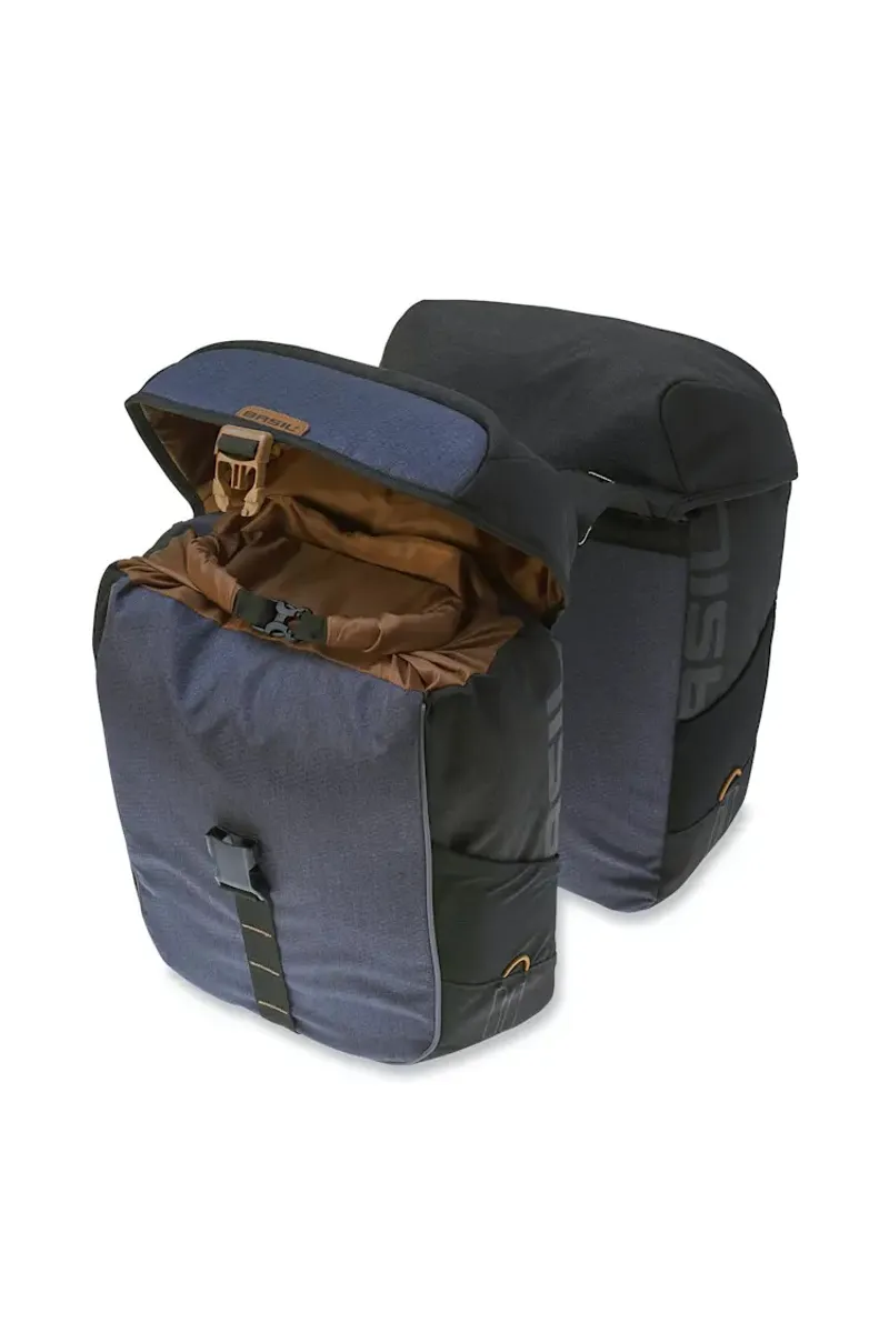 Basil: Miles Double Bag - Black Slate-3