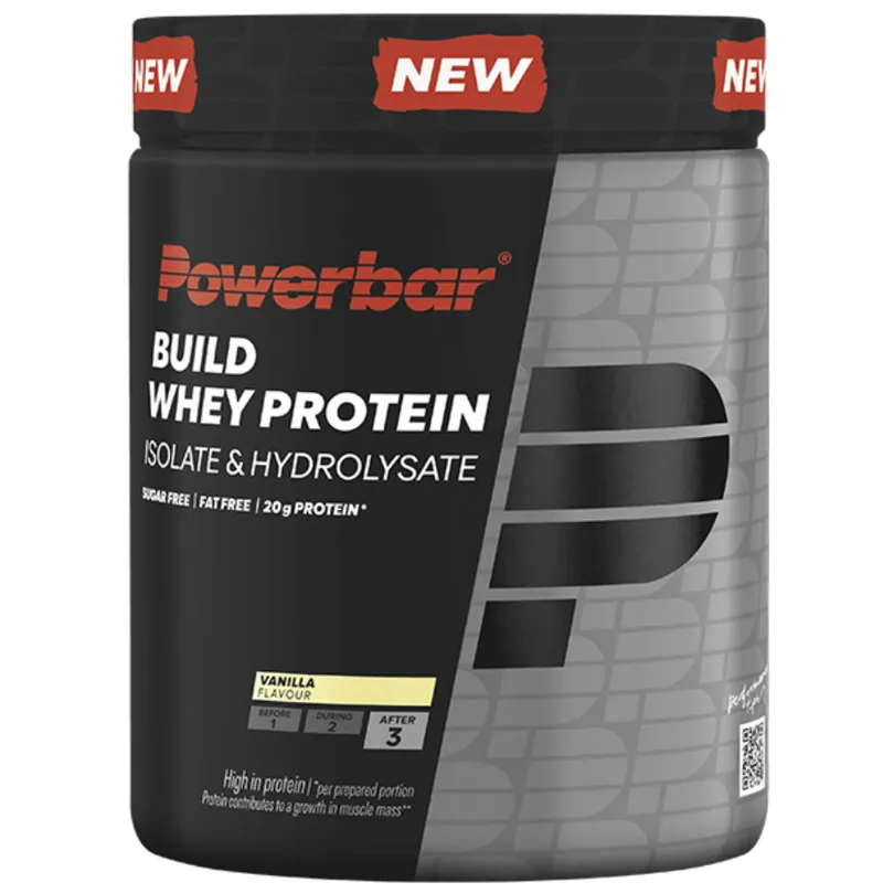 Powerbar Build Whey Protein Isolate and Hydroisolate 550g Powder Vanilla