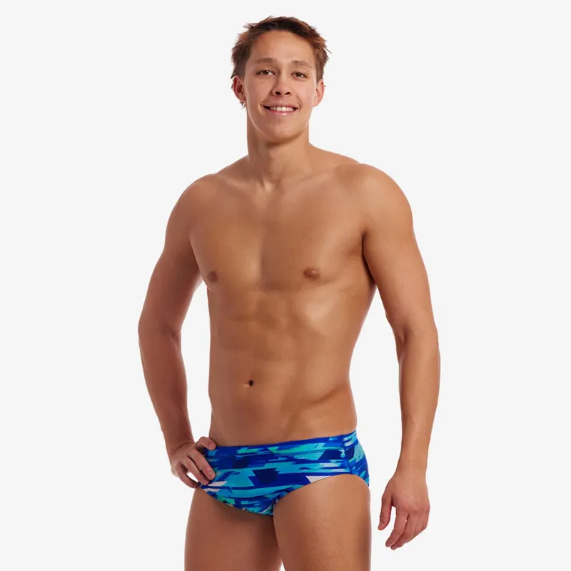 Funky Trunks Men's Classic Brief Pace Racer