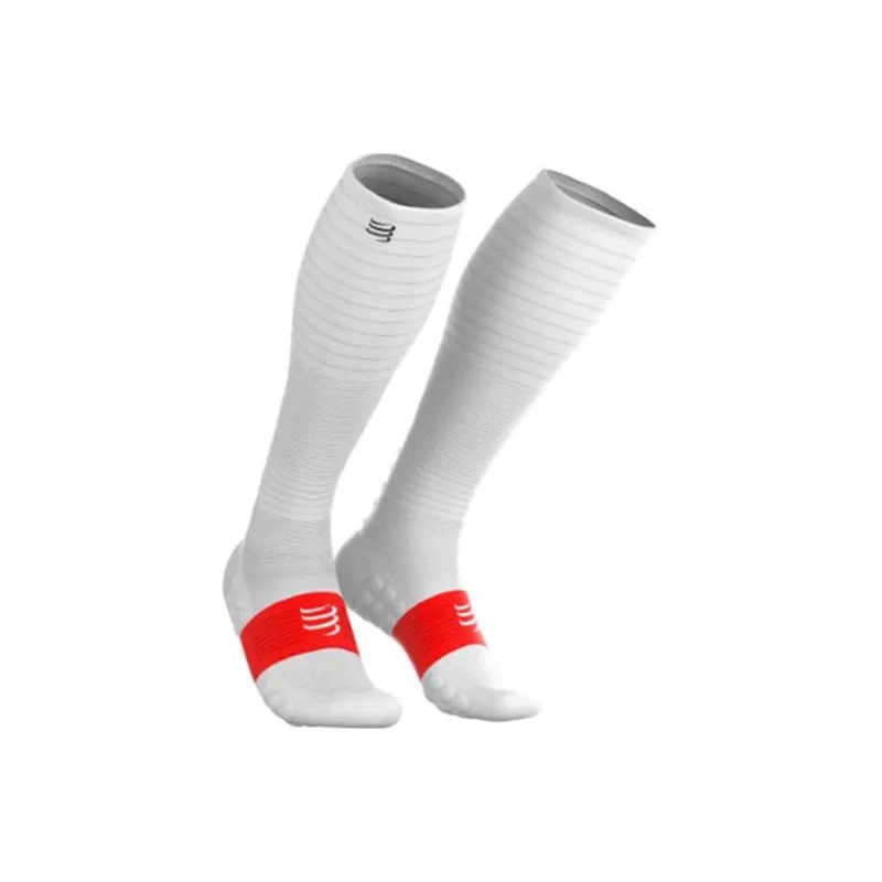 Compressport Full Socks Race Oxygen - White