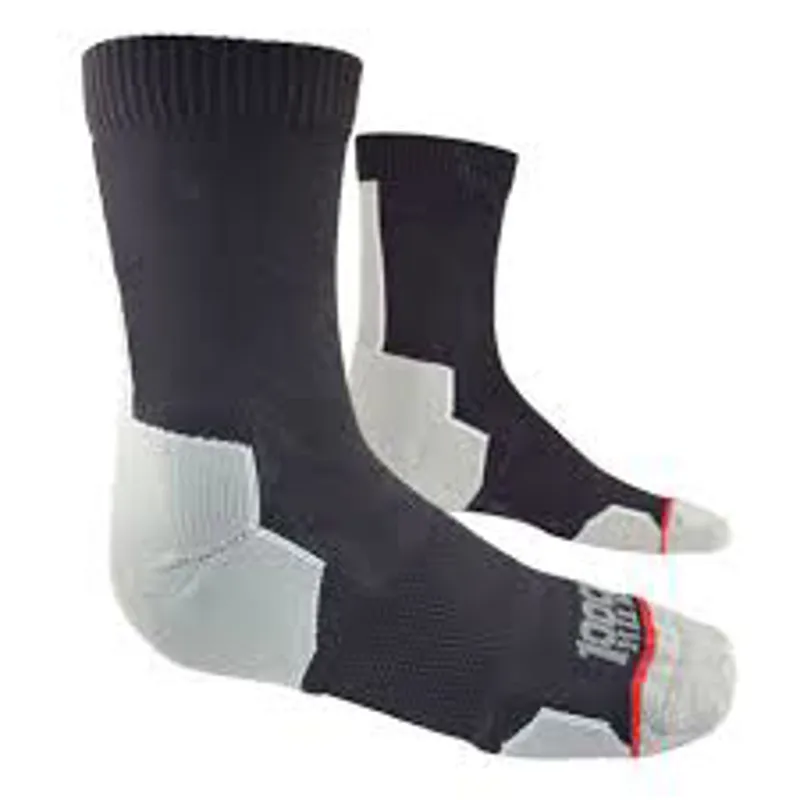 1000 Mile Mens Run Crew Twin Pack Socks in Black