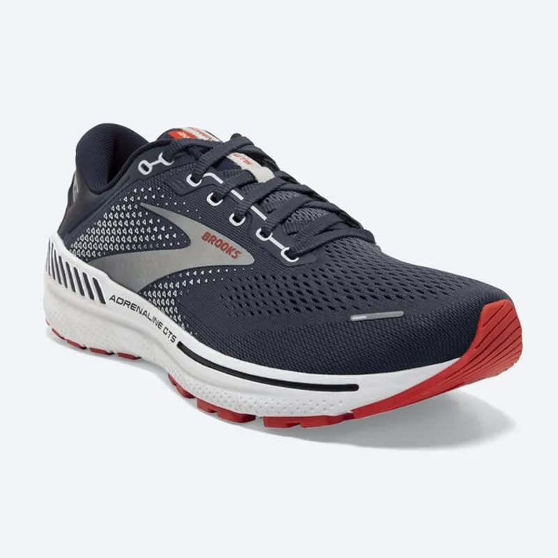 Brooks Adrenaline GTS 22 B Narrow Width - Peacoat/India Ink/Grenadine-2