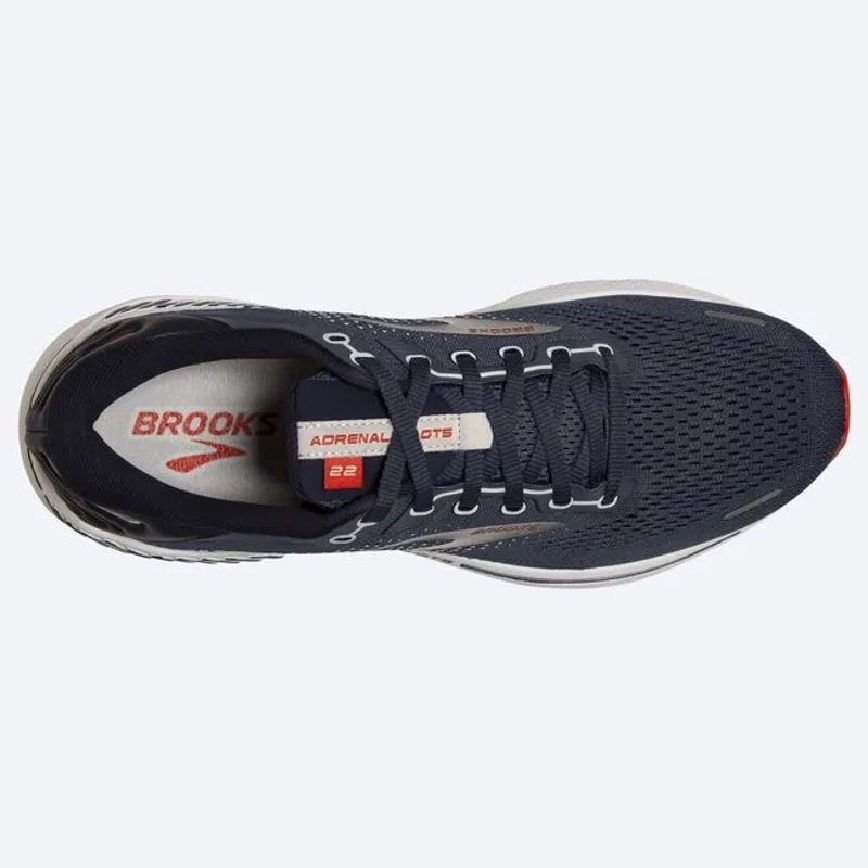 Brooks Adrenaline GTS 22 B Narrow Width - Peacoat/India Ink/Grenadine-4