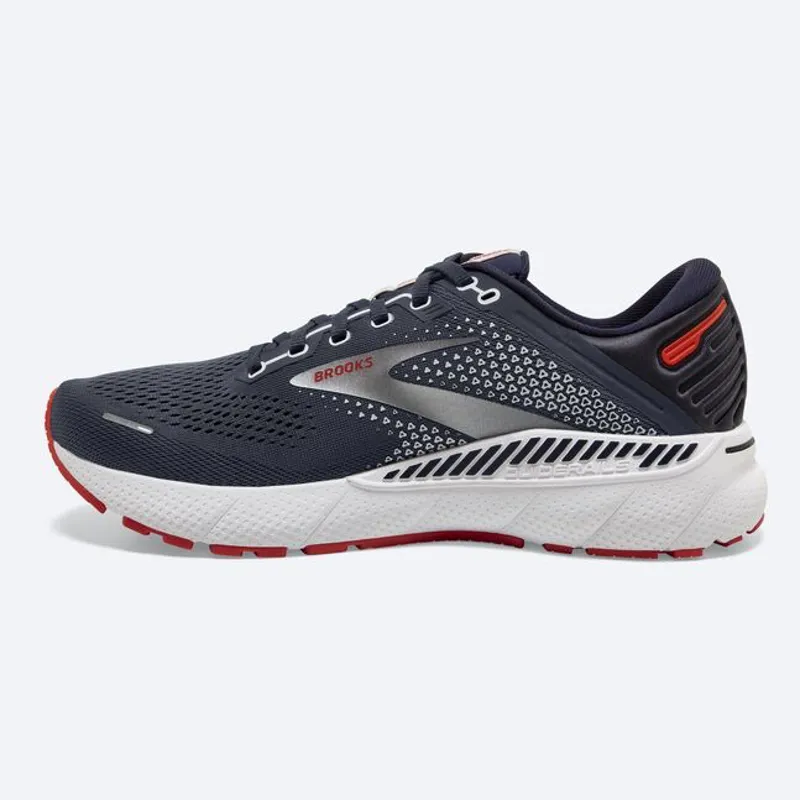Brooks Adrenaline GTS 22 B Narrow Width - Peacoat/India Ink/Grenadine-1