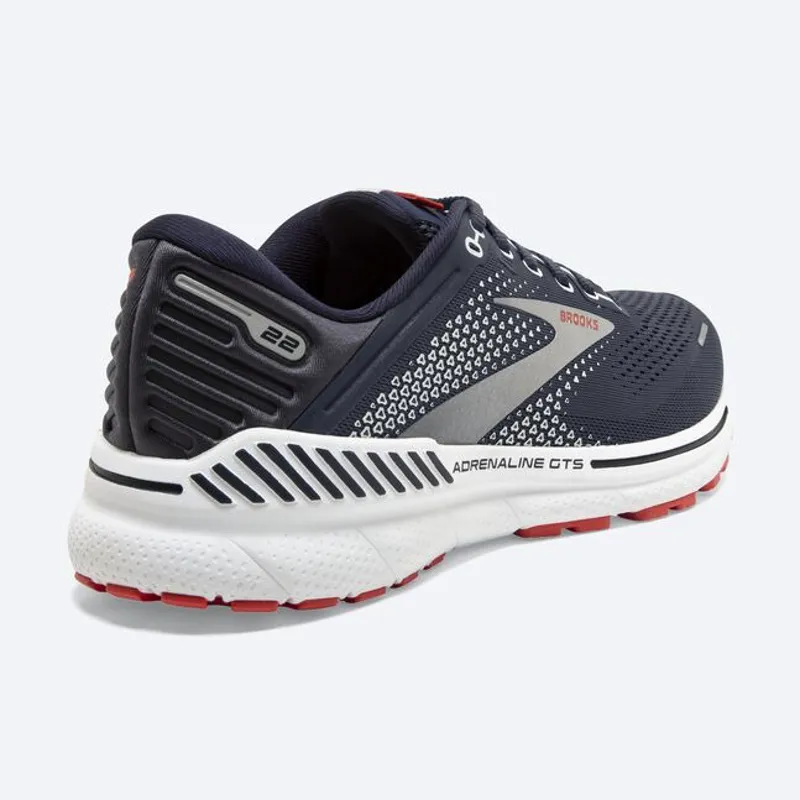 Brooks Adrenaline GTS 22 B Narrow Width - Peacoat/India Ink/Grenadine-3