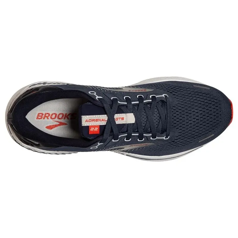 Brooks Men's Adrenaline GTS 22 2E WIDE - Peacoat/India Ink-4