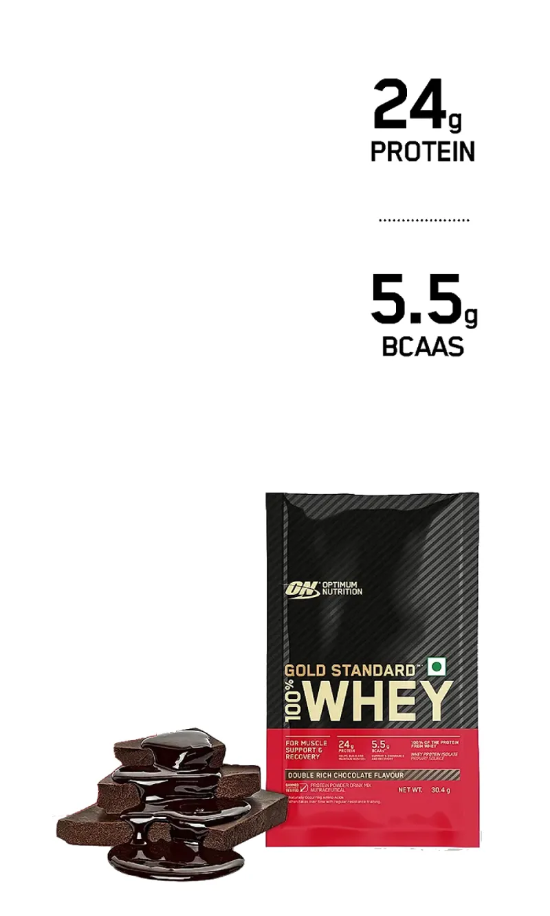Optimum Nutrition 100 Whey Sachet Double Rich Chocolate