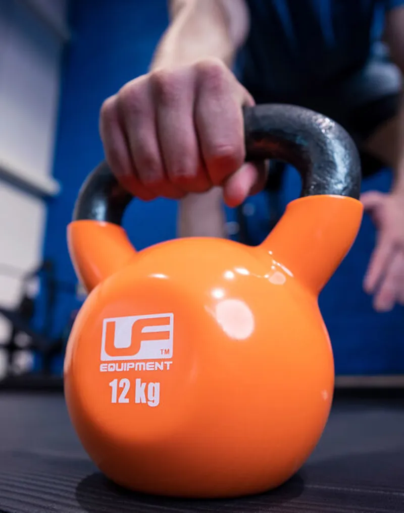 Urban Fitness Equipment UFE: Cast iron Kettlebell 12KG - Orange-1