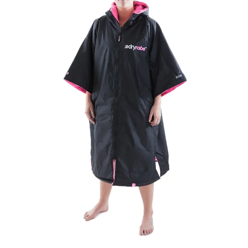 Dryrobe Advance Short Sleeve Small - Black/Pink