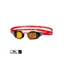 Speedo Fastskin Prime Mirror Racing Goggles - Red/Gold