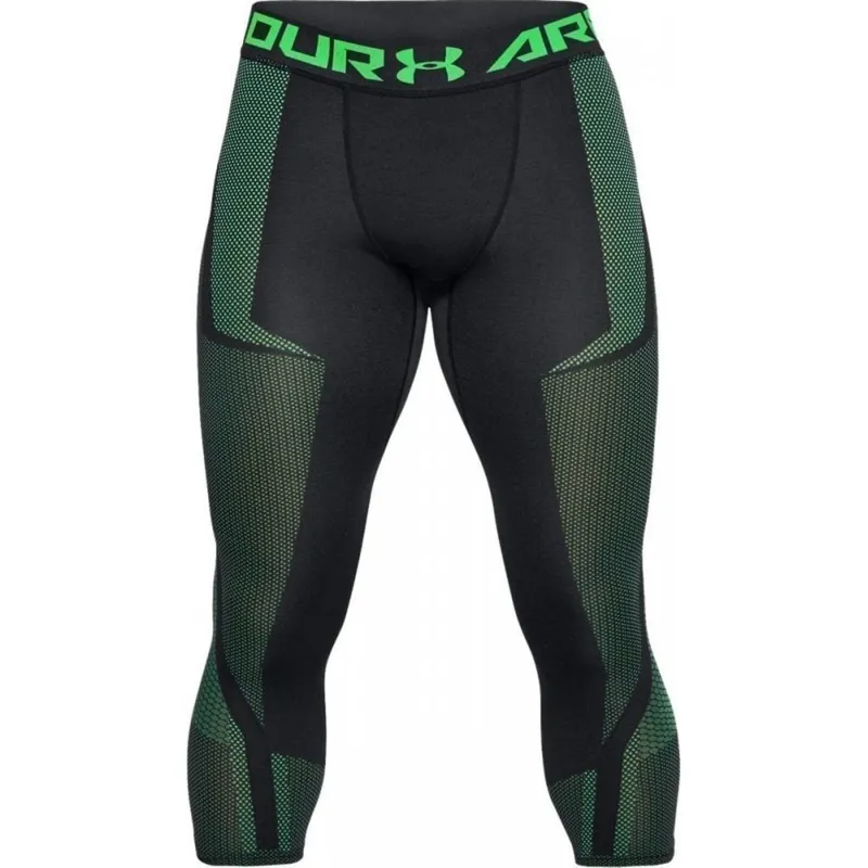 Under Armour Men's UA Seamless 3/4 Leggings Green S