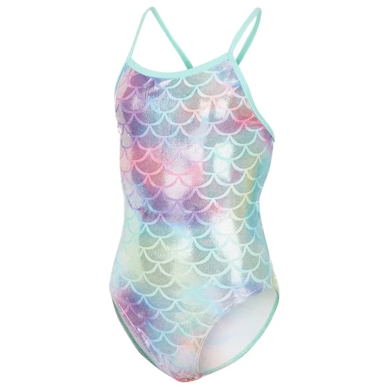 Maru Girls Ariel Fly Back Swimsuit Size 34 - Pink-2