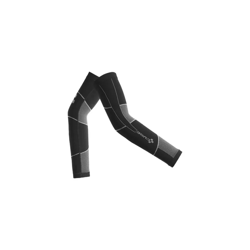 Cube 3D-Knit Small Armwarmers in Black-1