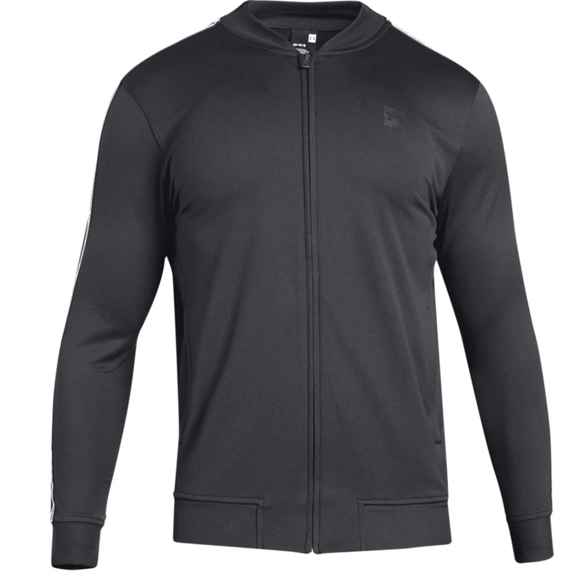 Under Armour Men's Sportstyle Tricot Track Jacket Black