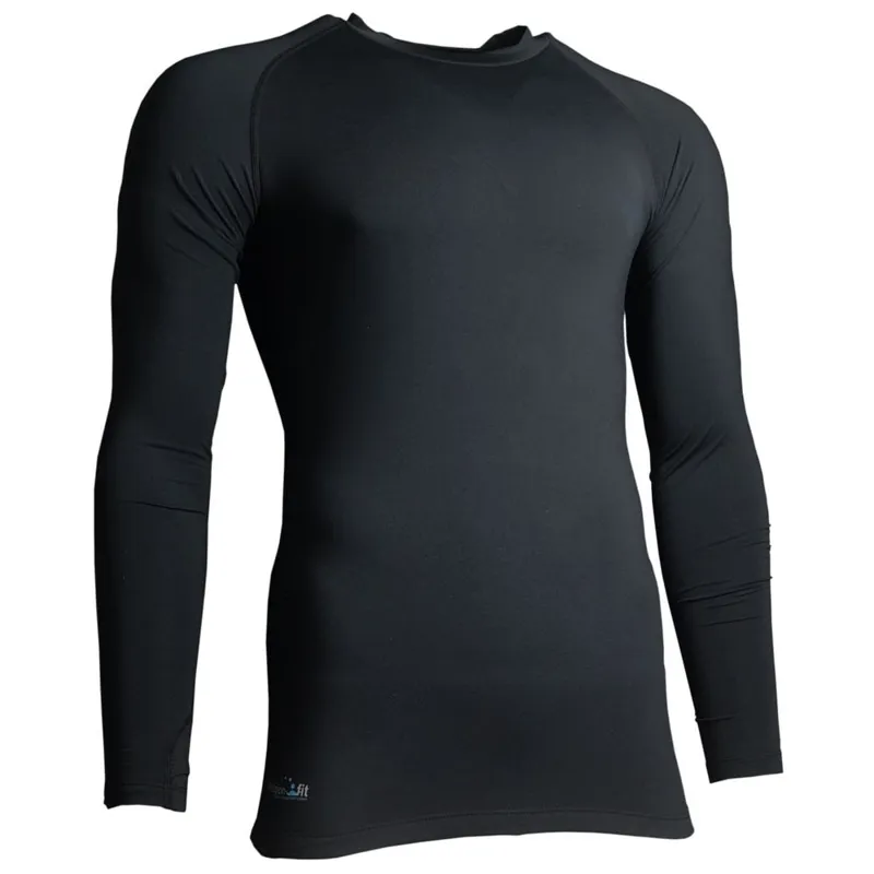 Precision Training Men's Essential Baselayer Long Sleeve Top Black