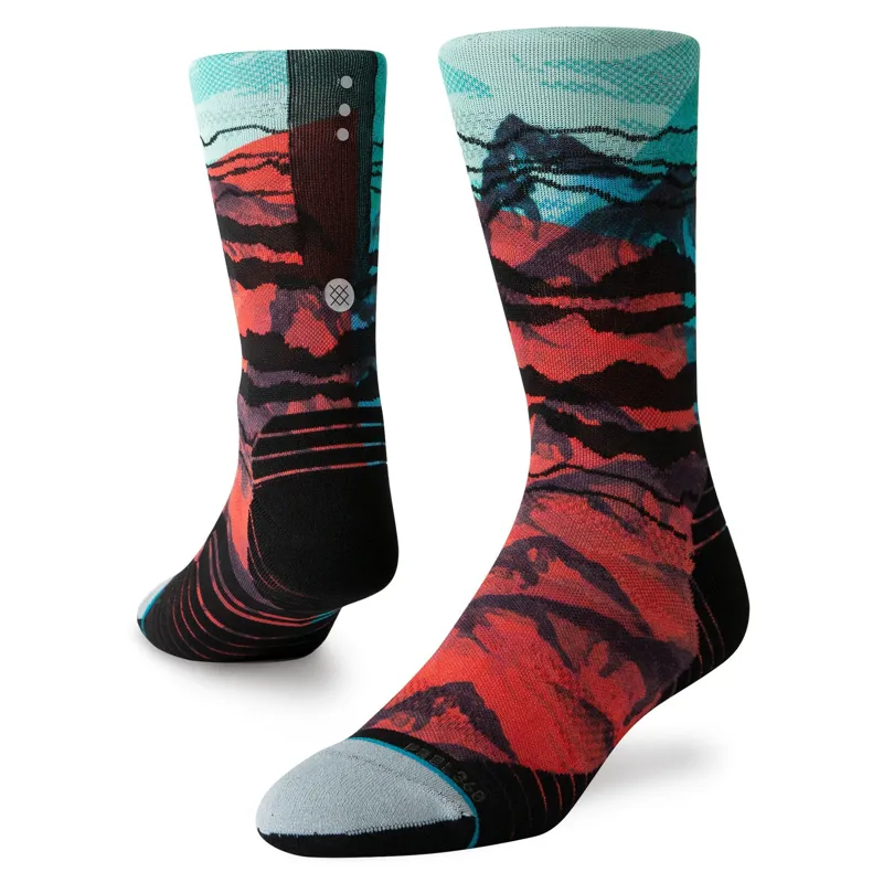 Stance Peaks Crew Run 360 Sock - Multi XL