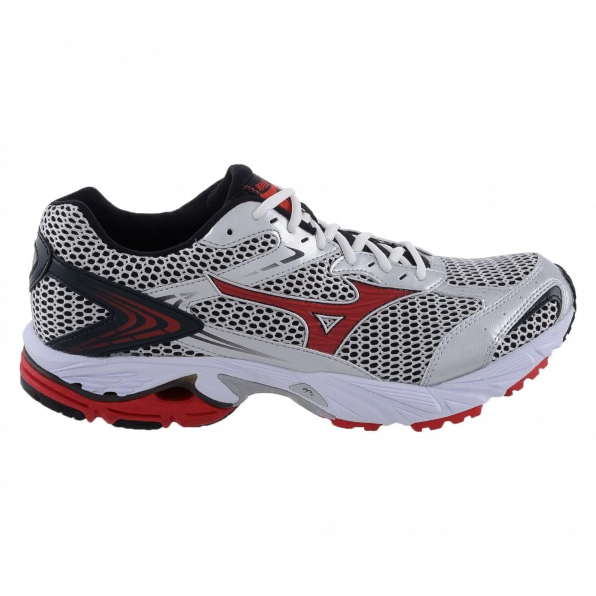 Mizuno Men's Wave Nexus Run Shoe in Sz White/Red/Black