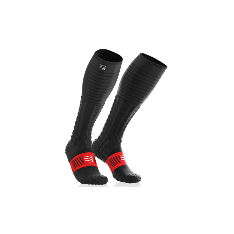 Compressport Full socks Race and Recovery Socks in Size 2L - Black