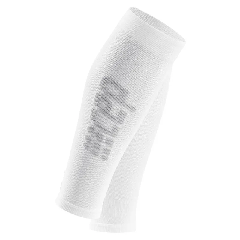 CEP Ultralight Pro Calf Compression Sleeve - White/Grey