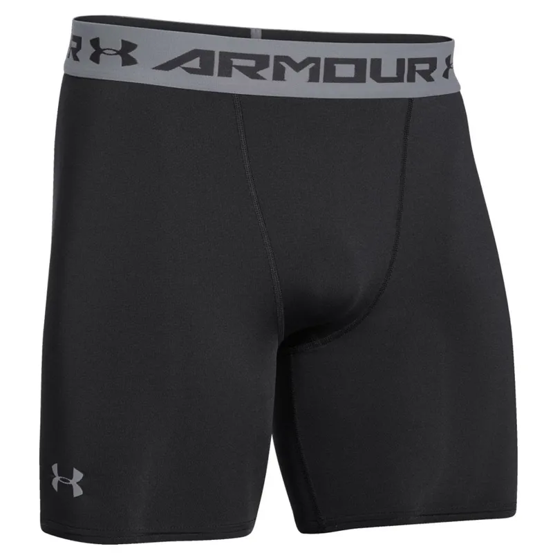 Under Armour Men's HeatGear Armour Mid Compression Shorts Black S