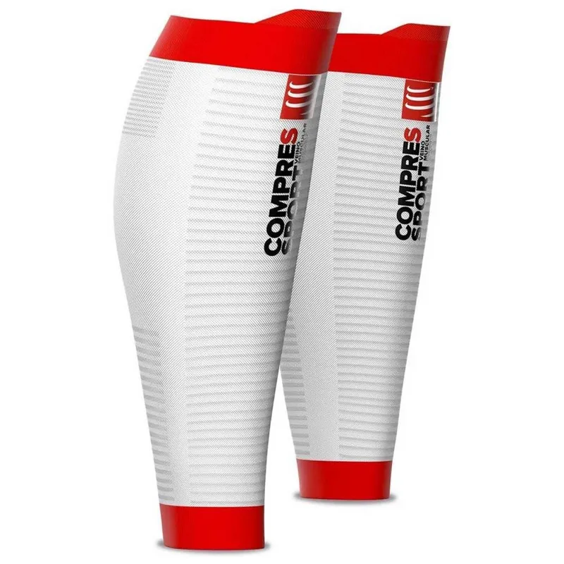 Compressport R2v2 Oxygen Calf Sleeves in Size T1 - White 