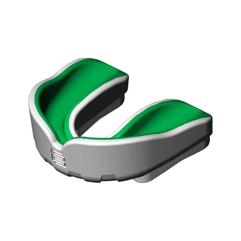 Makura Ignis Pro Senior Mouthguard - Emerald Green/Polar White 